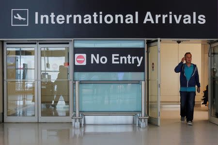 International travelers arrive at Logan Airport in Boston, Massachusetts, U.S., June 29, 2017. REUTERS/Brian Snyder