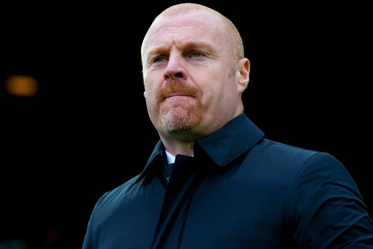 Sean Dyche would not be drawn on the financial allegations made against Everton (Nick Potts/PA) (PA Wire)