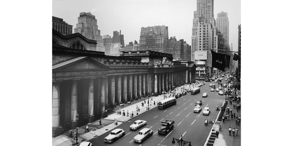 <p>Originally constructed in 1903, Penn Station was once a marvelous design that rivaled Grand Central Station. However, in 1962 plans to demolish the landmark in order to build Madison Square Garden emerged. Despite protests, it was knocked down a year later. In its place is the subterranean-type station that exists today. </p>