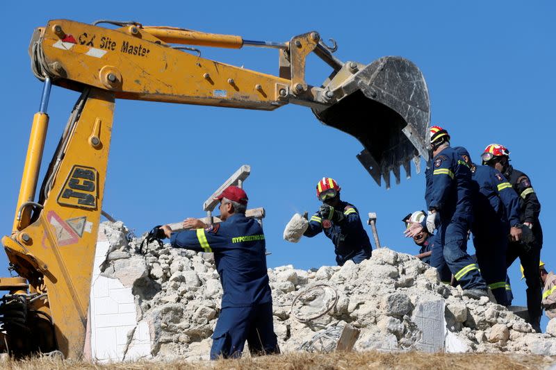 Earthquake on the island of Crete