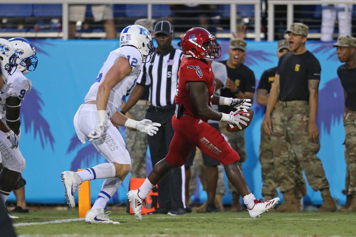 Devin Singletary has scored 29 rushing touchdowns in 2017. (Photo by Joel Auerbach/Getty Images)