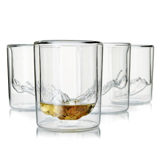 Revolution 3 oz. Extra Wide, Dual-Spout Shot Glass