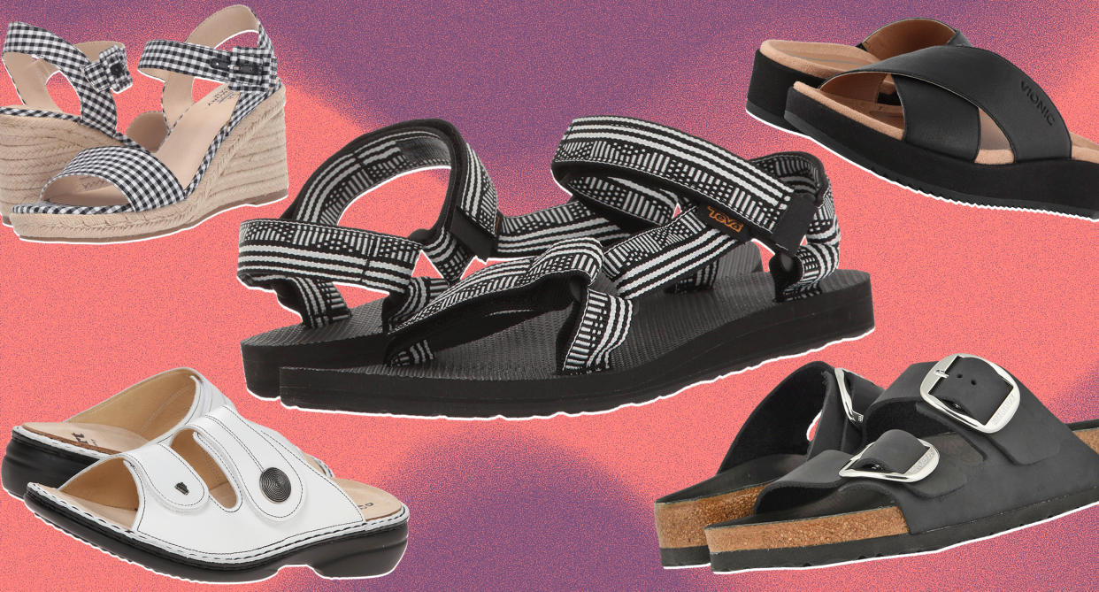 The best summer sandals for foot pain 