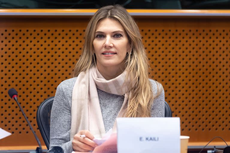 La griega Eva Kaili, exvicepresidenta de la Eurocámara, fue detenida por un escándalo de corrpción. PARLAMENTO EUROPEO/ALAIN ROLLAND