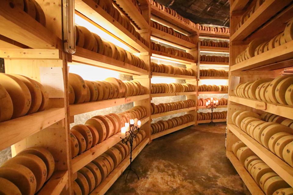 Molkerei Gstaad houses up to 3,120 wheels of cheese: Gstaad tourist board