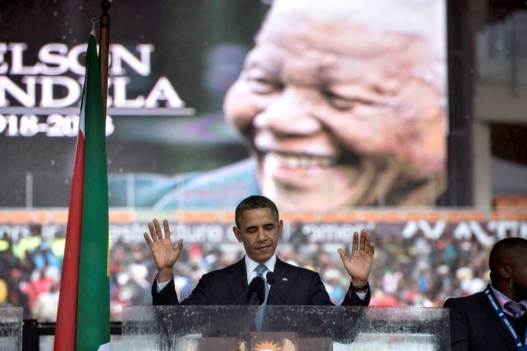 When Nelson Mandela died in 2013, then US president Barack Obama gave a speech saying the anti-apartheid icon made him "want to be a better man"