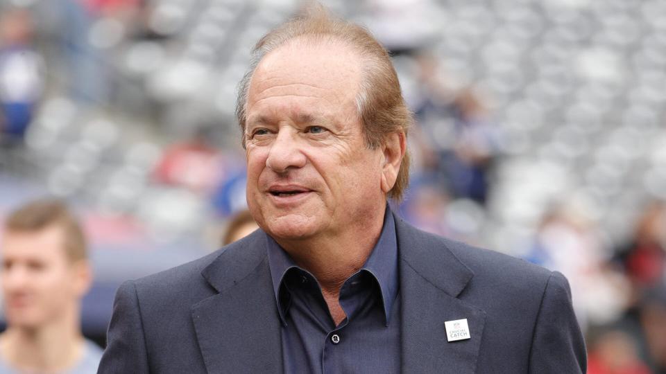 Mandatory Credit: Photo by Christopher Szagola/Csm/Shutterstock (9123196b), 2017, Los Angeles Chargers CEO Dean Spanos looks on prior to the NFL game between the Los Angeles Chargers and the New York Giants at MetLife Stadium in East Rutherford, New JerseyNFL Chargers vs Giants, East Rutherford, USA - 08 Oct 2017.