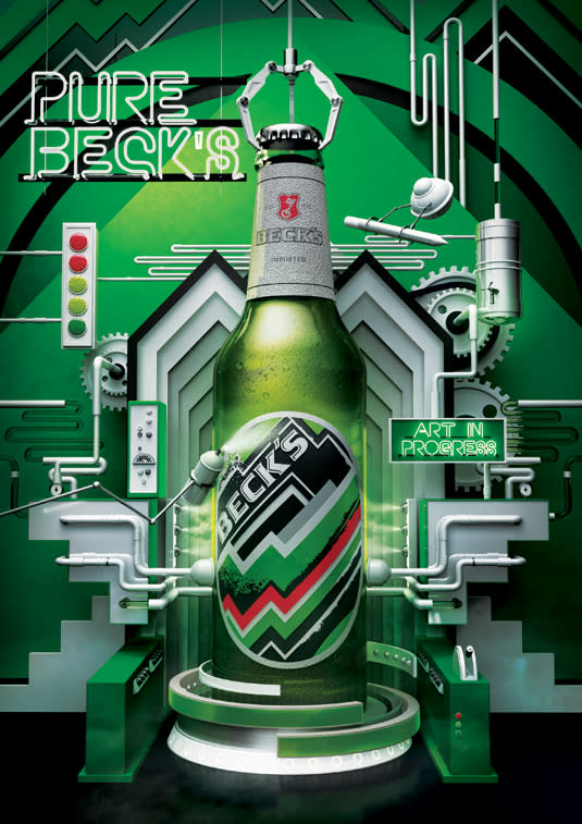 Print adverts: Beck's