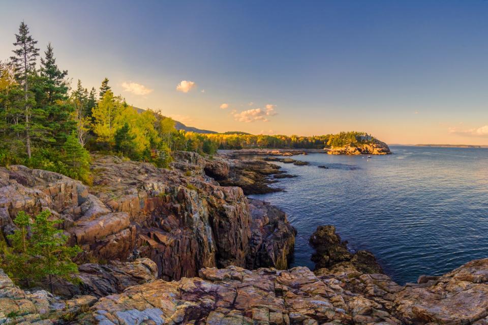 Schooner Head Panorama, Acadia National Park on Mount Desert Island