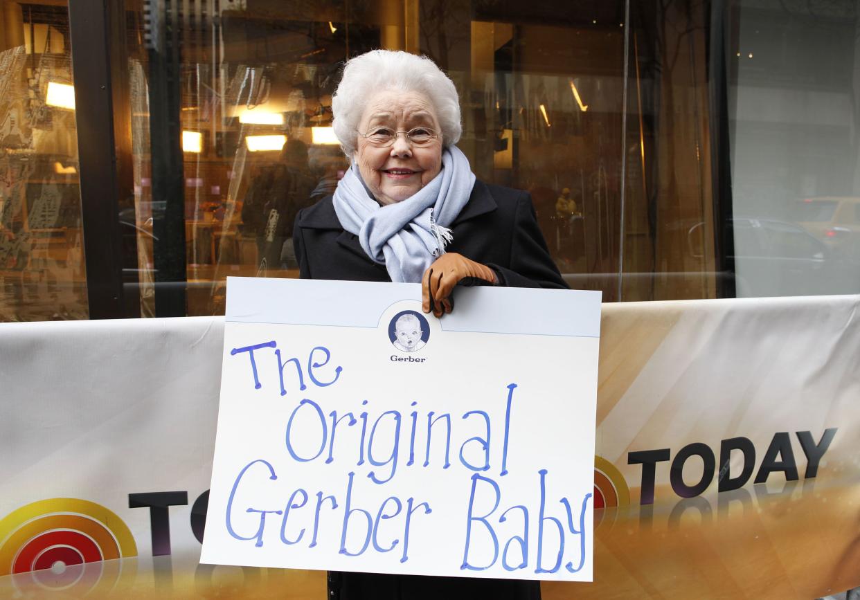 Ann Turner Cook, whose baby face launched the iconic Gerber logo, at NBC's 