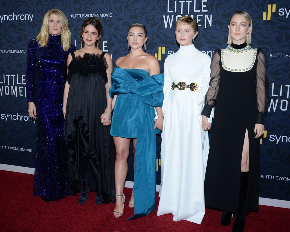 Laura Dern, Emma Watson, Florence Pugh, Eliza Scanlen, and Saoirse Ronan