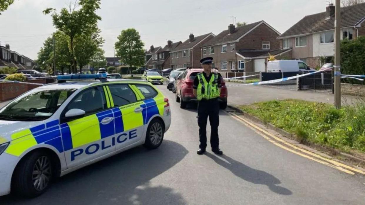 Police at scene of stabbing in Summertrees Road, Ellesmere Port