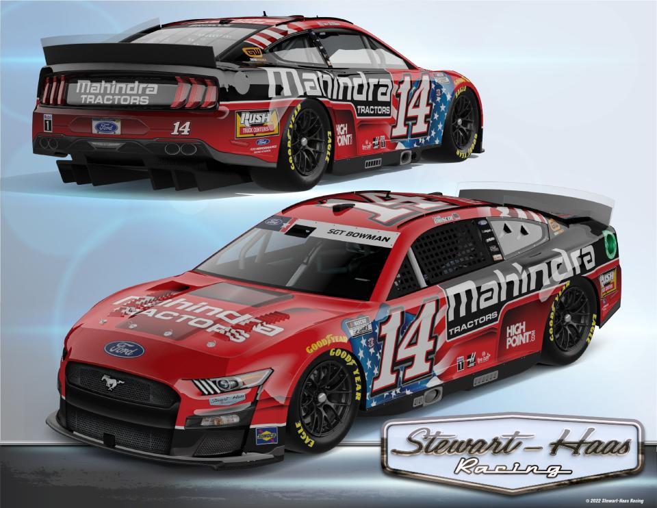 This is the paint scheme for Chase Briscoe's car for the Coca-Cola 600 Sunday at Charlotte Motor Speedway