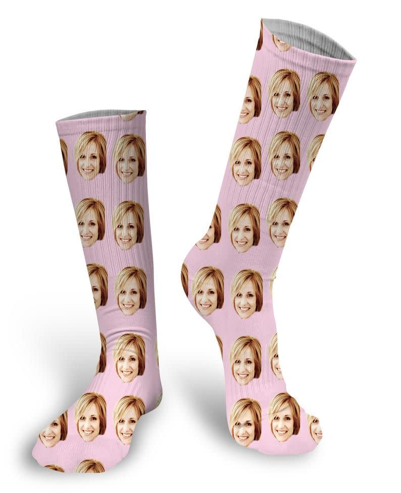 12) Custom Face Socks