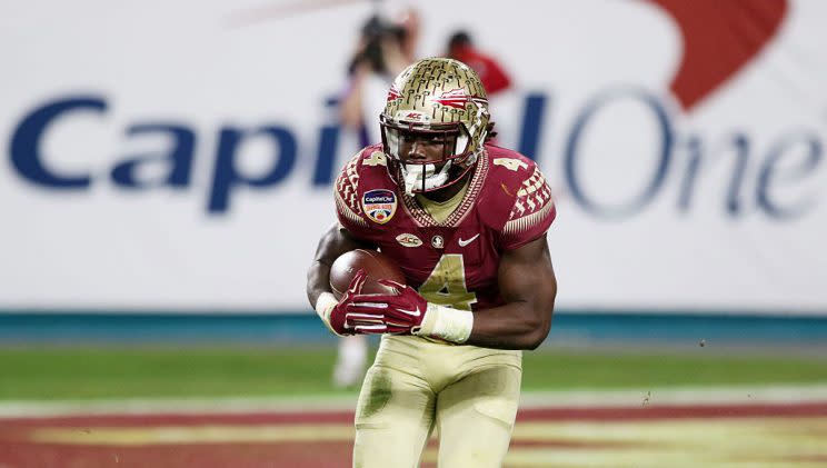 Can Dalvin Cook succeed on and off the field? (Photo by Marc Serota/Getty Images)