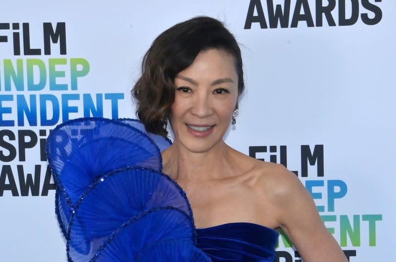 Michelle Yeoh attends the Film Independent Spirit Awards in March. File Photo by Jim Ruymen/UPI