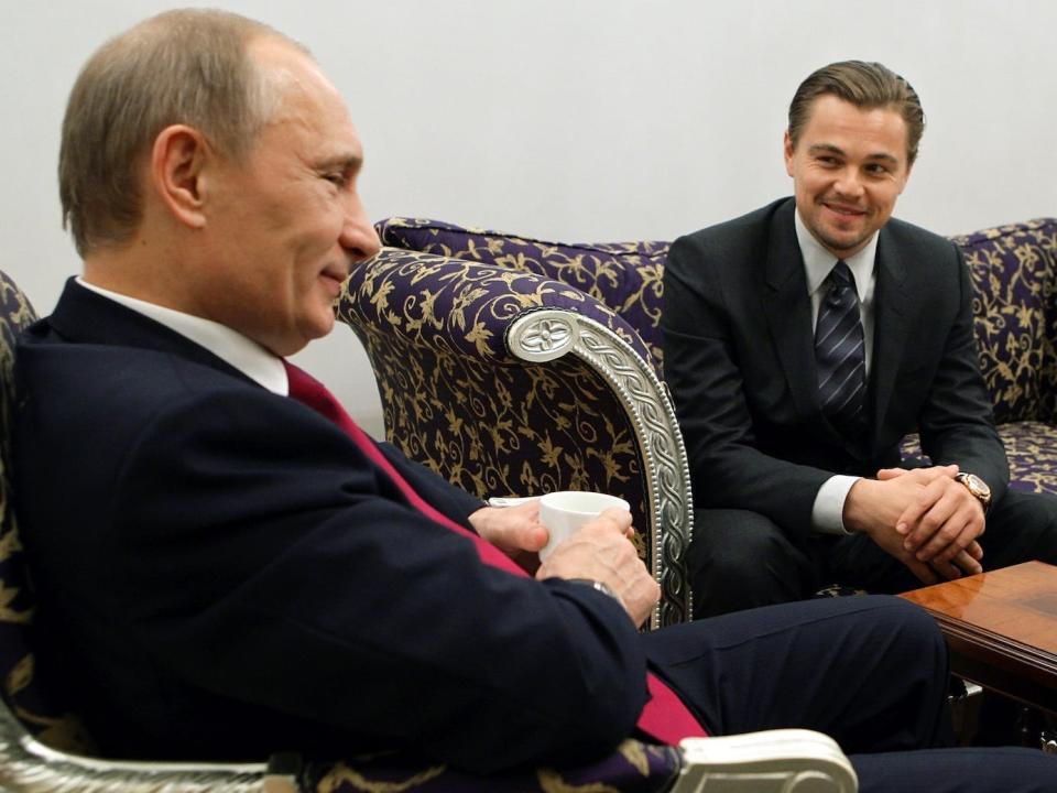 leonardo dicaprio putin