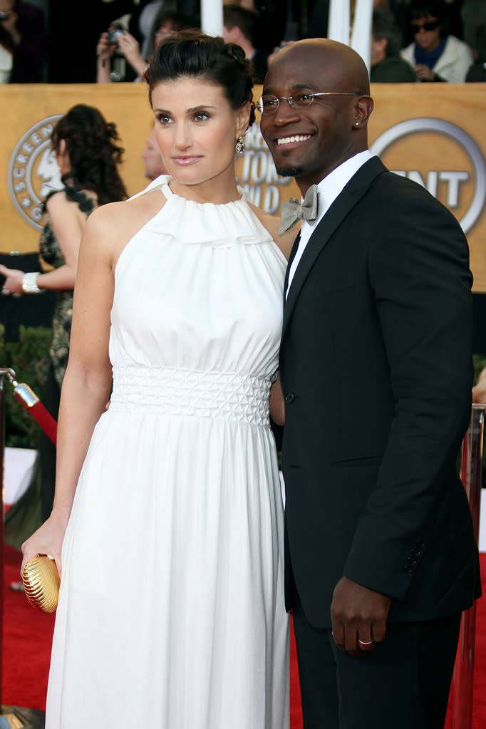 SAG Awards 2009 Taye Diggs Idina Menzel