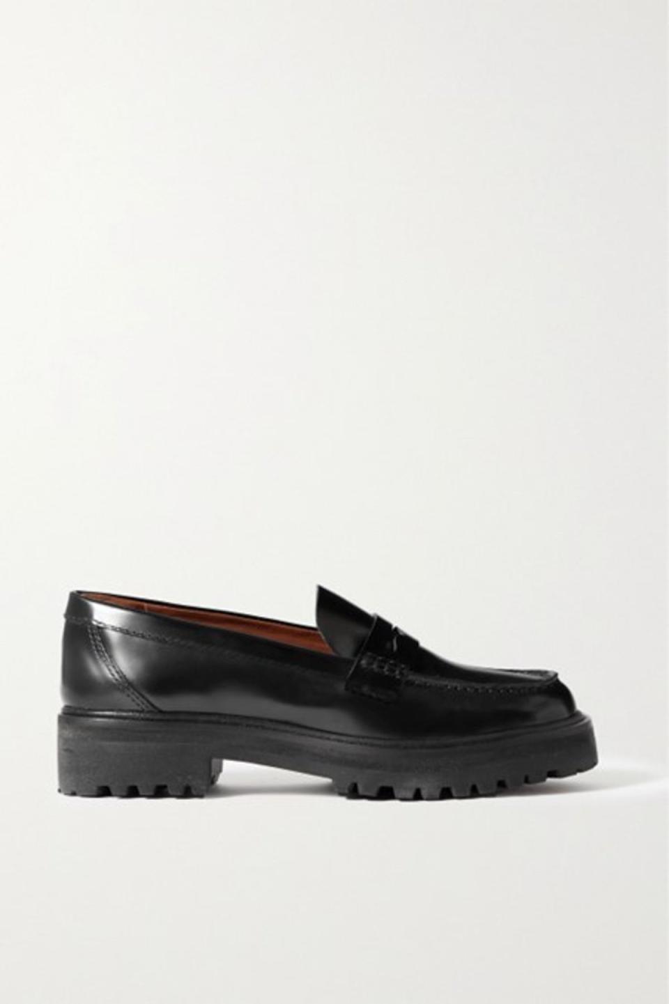 Agathea leather loafers, £300, Reformation, netaporter.com (Reformation)