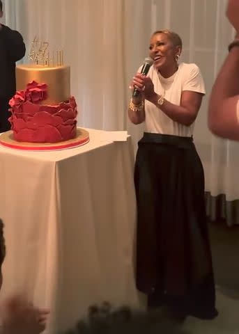 <p>Adrienne Banfield Norris/Instagram</p> Adrienne Banfield-Norris at her 70th birthday party