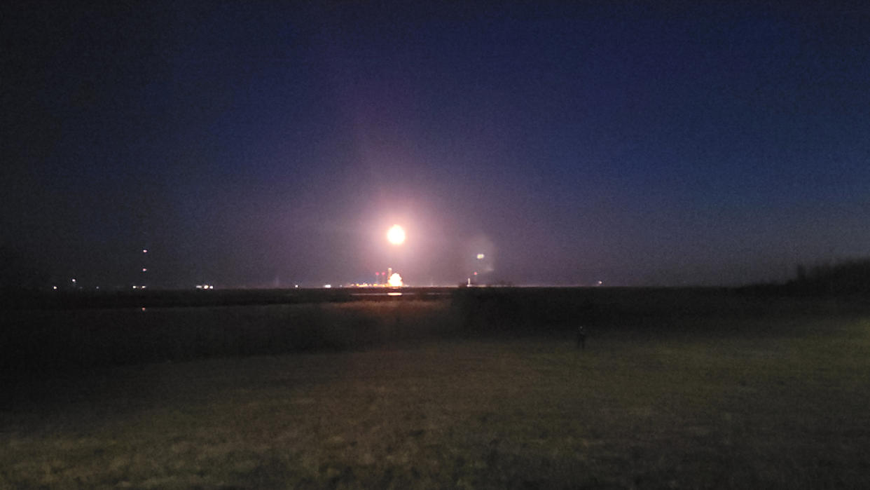  Rocket Lab's Electron booster launches three HawkEye 360 satellites into orbit from its Launch Complex 2 at NASA's Wallops Flight Facility on Jan. 24, 2023. 