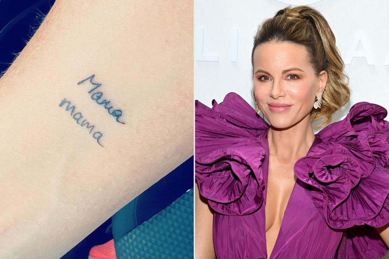 Kate Beckinsale tattoo