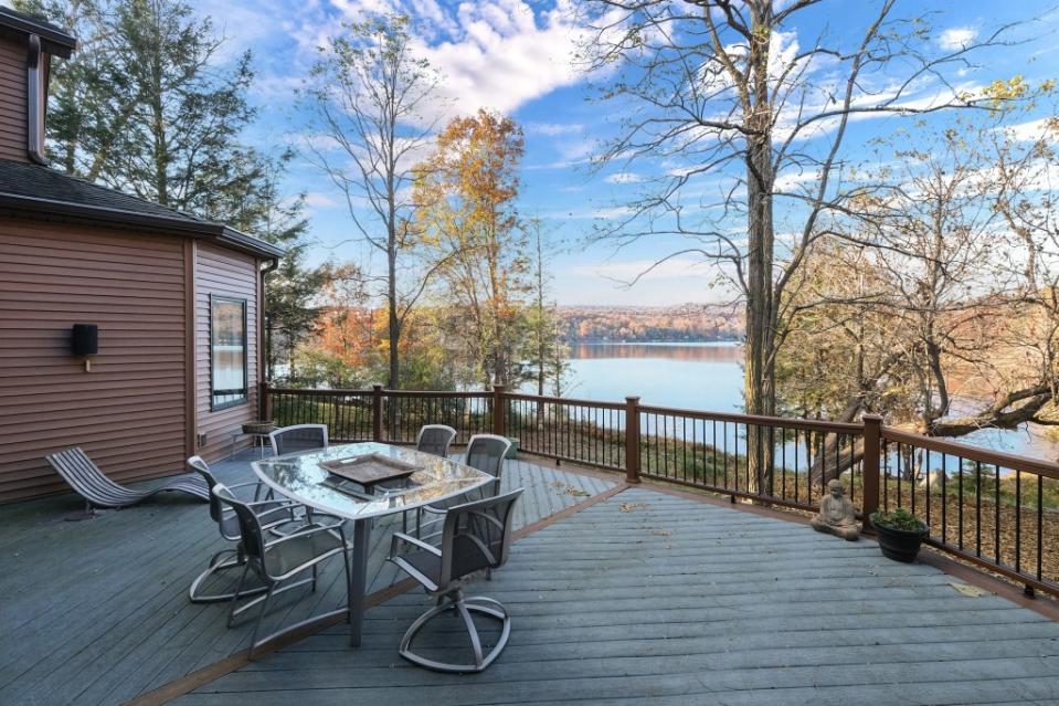 Lakefront deck where Nargeolet and his friends and family could enjoy the view. Justin P. for Digital Homes