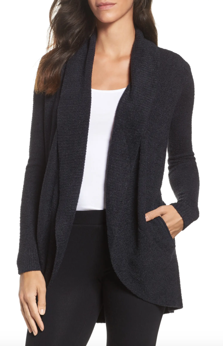 Barefoot Dreams CozyChic Lite Circle Cardigan. 