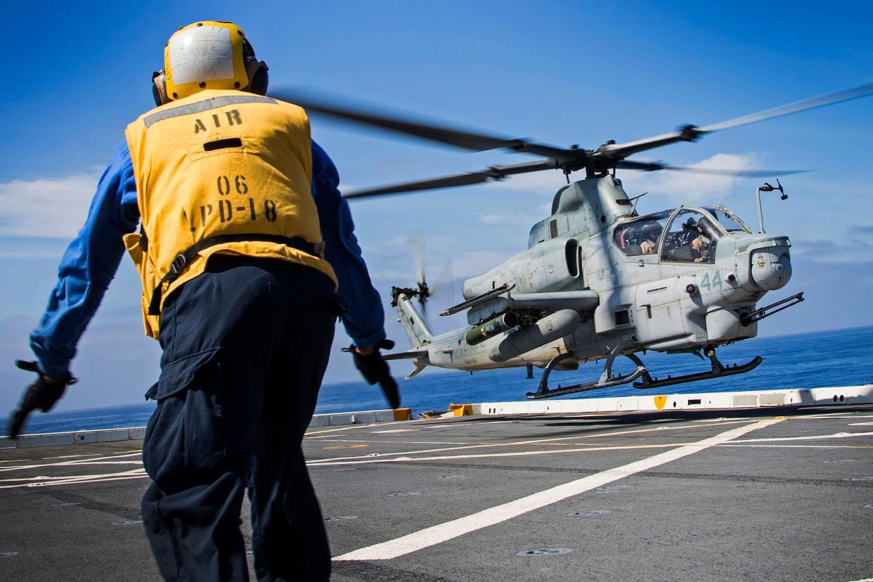 Bell AH-17 helicopters boast air-to-air combat capability (US Marines)