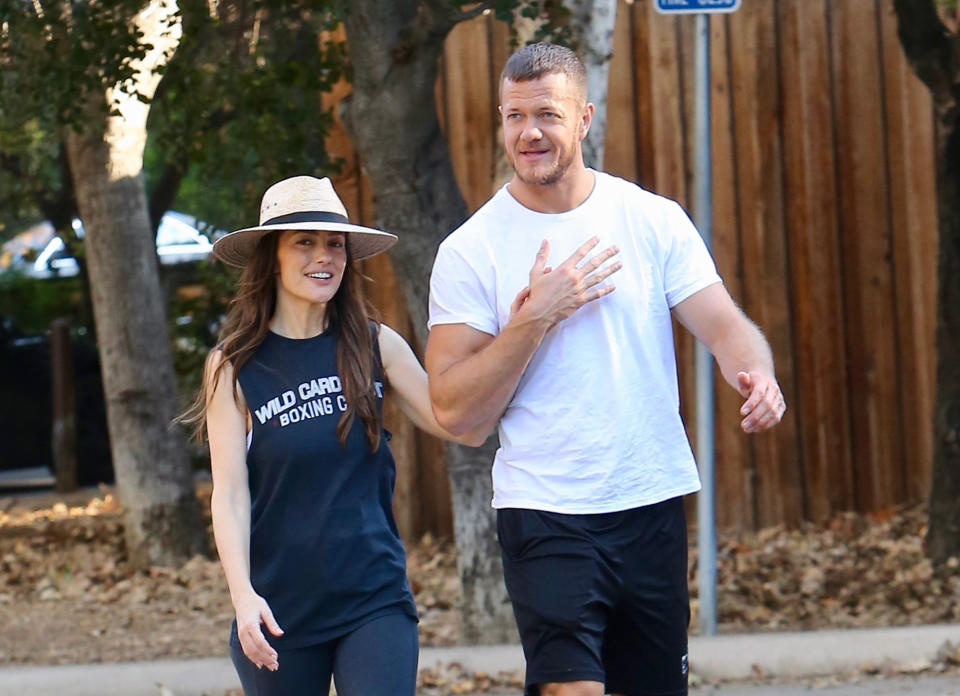<p><a href="https://people.com/tv/minka-kelly-steps-out-with-imagine-dragons-lead-singer-dan-reynolds/" rel="nofollow noopener" target="_blank" data-ylk="slk:Things seem to be heating up;elm:context_link;itc:0" class="link ">Things seem to be heating up</a> for <a href="https://people.com/tag/minka-kelly/" rel="nofollow noopener" target="_blank" data-ylk="slk:Minka Kelly;elm:context_link;itc:0" class="link ">Minka Kelly</a> and Imagine Dragons frontman <a href="https://people.com/tag/dan-reynolds/" rel="nofollow noopener" target="_blank" data-ylk="slk:Dan Reynolds;elm:context_link;itc:0" class="link ">Dan Reynolds</a> as they walk arm-in-arm through L.A. on Nov. 27.</p>