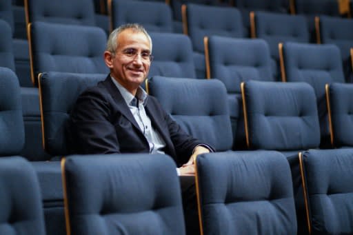 Scientific director of the Telethon Serge Braun poses for a photograph after a press conference to present the Telethon 2018, the annual fundraising for medical research, at the Myology Institute in Paris on December 3, 2018