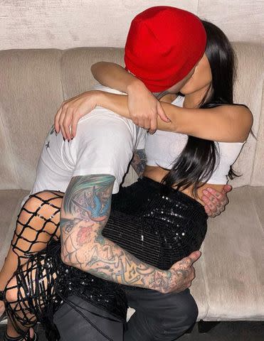 Travis Barker/Instagram Travis Barker and Kourtney Kardashian