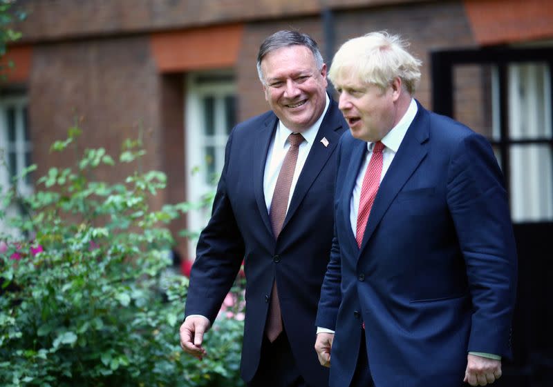 U.S. Secretary of State Mike Pompeo visits London