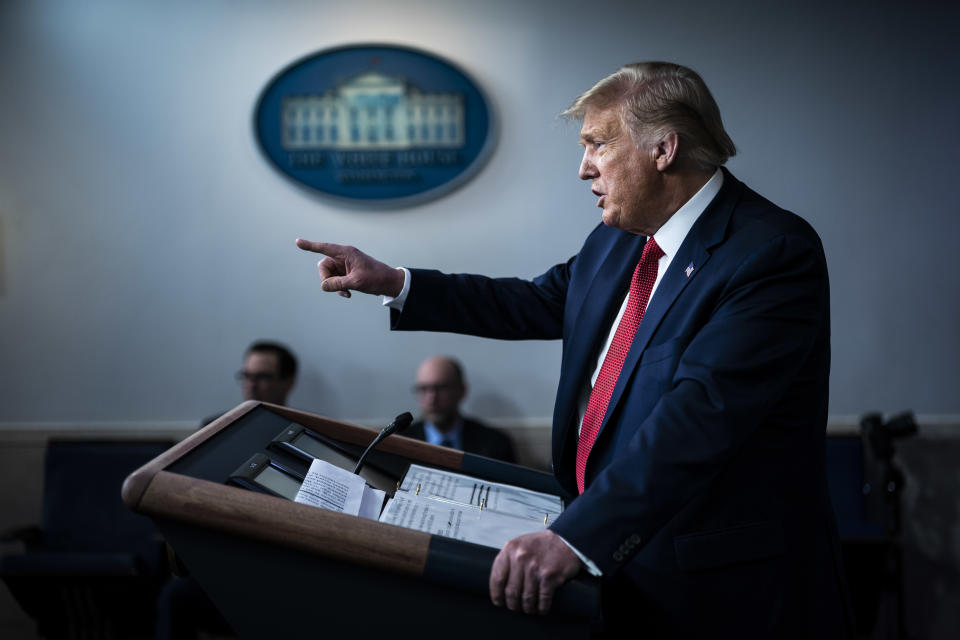 President Donald Trump will continue to play a role in the NFL protest debate. (Photo by Jabin Botsford/The Washington Post via Getty Images)