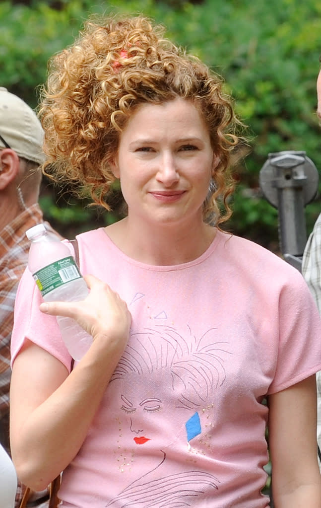 Kathryn Hahn filming on location for "The Secret Life of Walter Mitty" on June 19, 2012 in the Bronx borough of New York City.