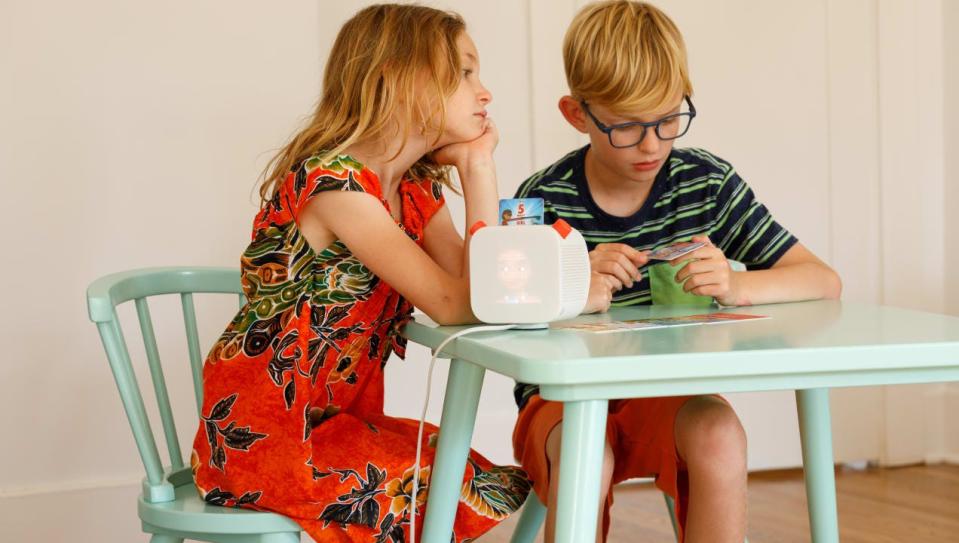 This story telling speaker keeps kids occupied for hours.