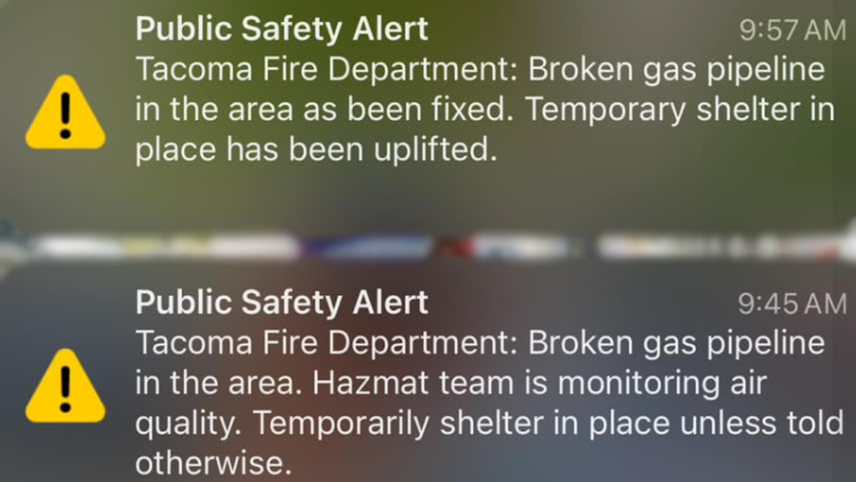 <div>A screenshot of the alerts sent out by Tacoma Fire.</div>