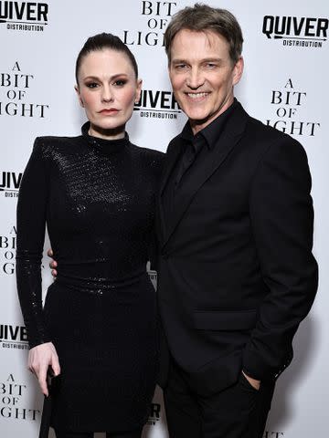 <p>Theo Wargo/Getty</p> Anna Paquin and Stephen Moyer attend "A Bit Of Light" New York Screening on April 03, 2024 in New York City.