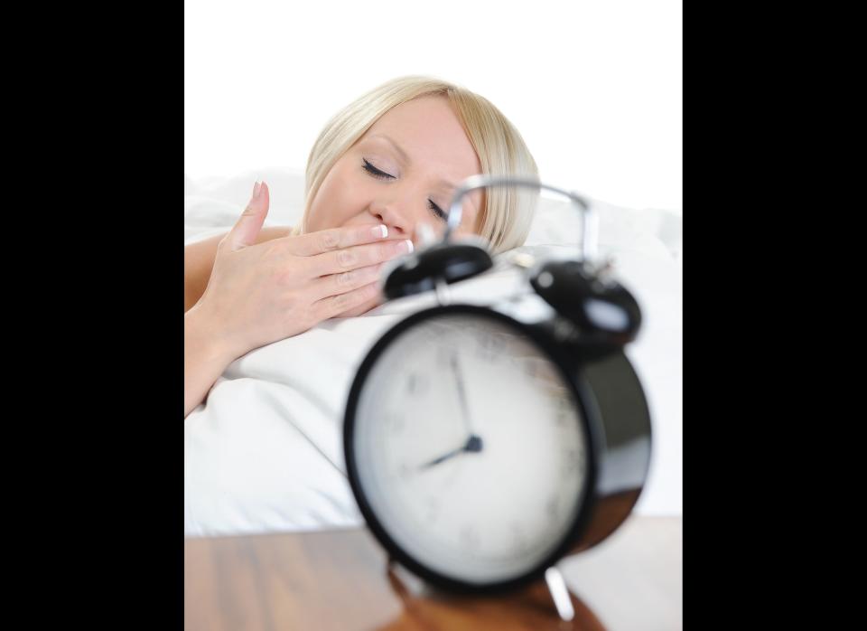 Columbia University researchers found that <a href="http://www.thirdage.com/news/sleep-deprivation-may-increase-hunger_3-26-2011" target="_hplink">sleep deprivation can also lead to more calories consumed</a>. They found that women who only got 4 hours sleep the night before ate 329 more calories in a nine-hour period compared with if they weren't sleep deprived, while men ate 263 more calories when <a href="http://www.huffingtonpost.com/dr-michael-j-breus/sleep-more-lose-weight_b_857080.html" target="_hplink">sleep-deprived</a>.     "It has an impact on cognitive restraint," study researcher Marie-Pierre St. Onge told ThirdAge. "High-fat food is tempting, and maybe on <a href="http://www.thirdage.com/news/sleep-deprivation-may-increase-hunger_3-26-2011" target="_hplink">short sleep you can't restrain yourself</a> as well, while on full sleep you can resist more easily."