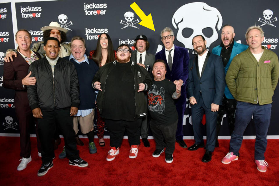 The cast of "Jackass Forever"