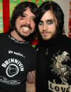 <p>Foo Fighters’ Dave Grohl and Leto pose backstage in 2006. Both performed that night with their respective bands. (Photo: Jeff Kravitz/FilmMagic)</p>