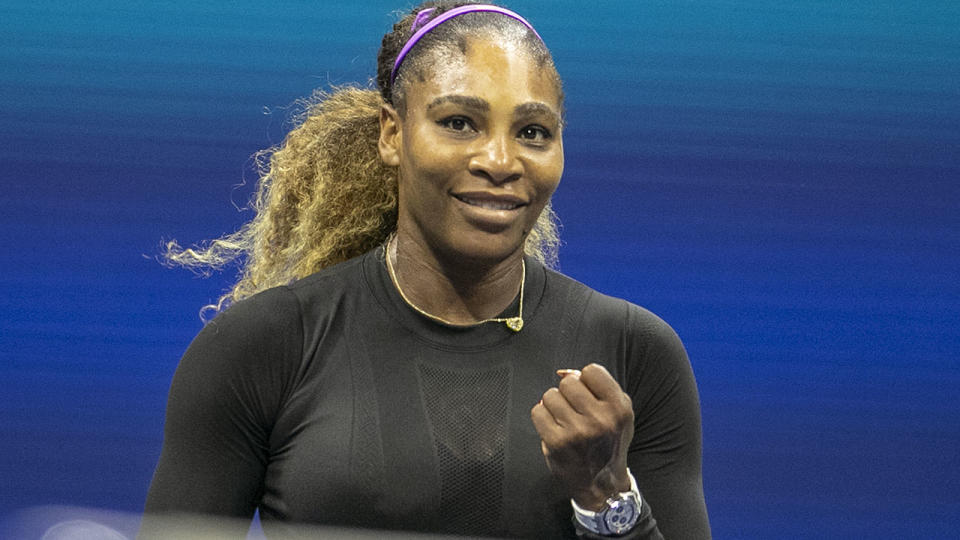 Serena Williams, pictured here after her win at the US Open.