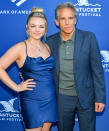 <p>Ben Stiller and daughter Ella walk the red carpet at the Nantucket Film Festival in Massachusetts on June 25. </p>