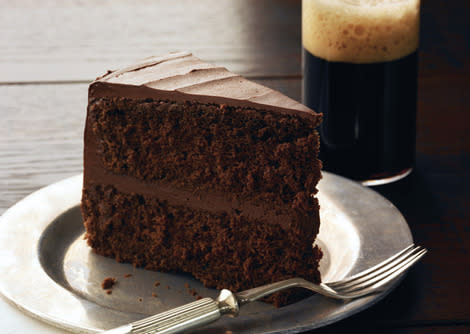 Chocolate Stout Layer Cake with Chocolate Frosting