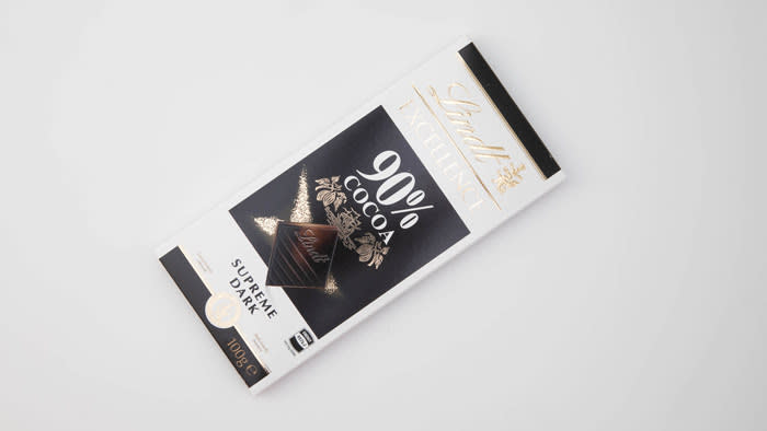 Lindt Excellence 90% Cocoa chocolate