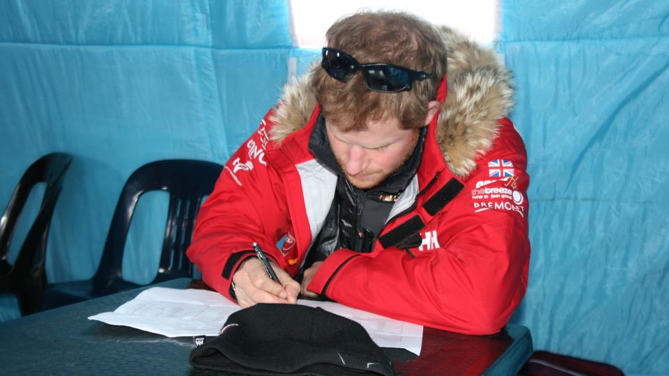 Prince Harry in Antarctica