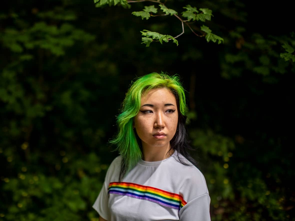 UBCO nursing student Mona Wang is pictured in Burnaby, B.C., in June 2020. RCMP Const. Lacy Browning pleaded guilty to assaulting Wang in provincial court in Kelowna, B.C., on Monday. (Ben Nelms/CBC - image credit)