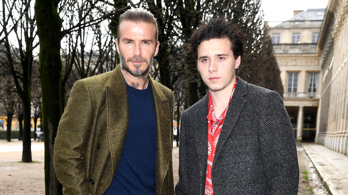 Brooklyn surprises dad, David Beckham, for his 43rd birthday