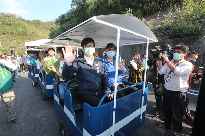 六龜高133線原址便道通車