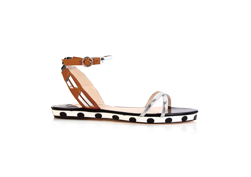 <p>Sophia Webster Flat Sandals, $312, <a rel="nofollow noopener" href="http://www.matchesfashion.com/us/products/Sophia-Webster-Luca-leather-flat-sandals--1014178#" target="_blank" data-ylk="slk:matchesfashion.com;elm:context_link;itc:0;sec:content-canvas" class="link ">matchesfashion.com</a></p>